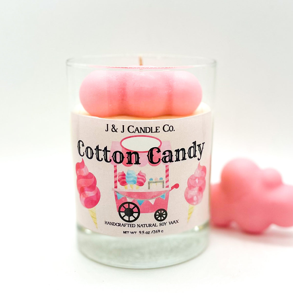 Cotton Candy Coconut Wax Candle