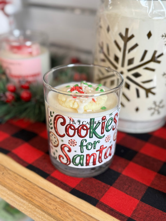 Cookies For Santa Candle