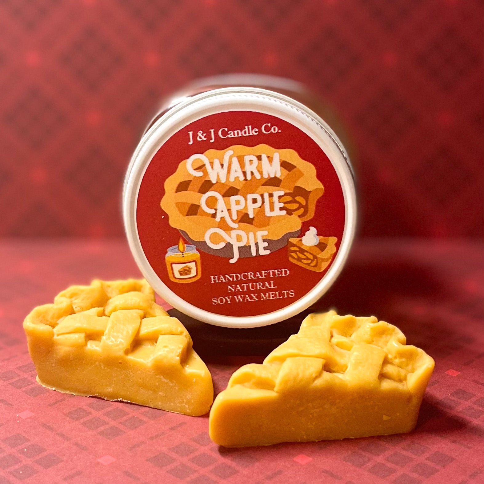 W.A.P. - Warm Apple Pie Scented Melt- Maximum Scent Wax Cubes